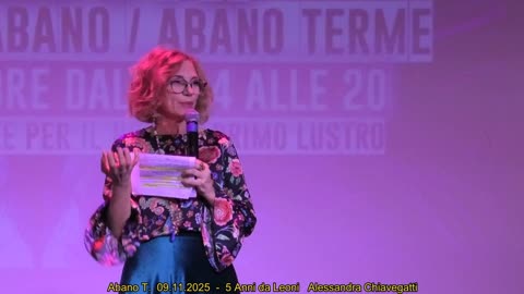 Abano T. 09.11.2025 - 5 Anni da Leoni con Riccardo Rocchesso