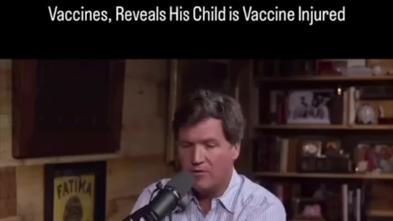 ⚠️Trigger Warning🚨 Tucker on the scam of vaccines and aborted baby fetal cell lines in them.