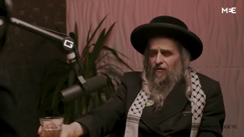 Jewish Rabbi looks demonic