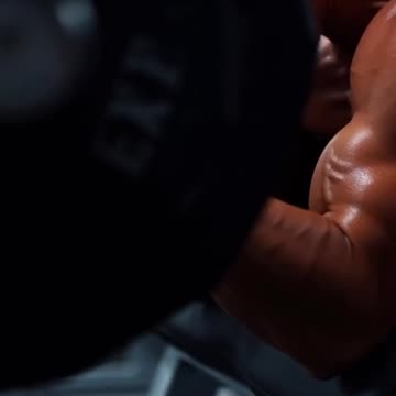 Female Bodybuilder Barbell Preacher Curls TO FAILURE