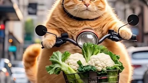 Cat cooking food 🥰🥰🥰