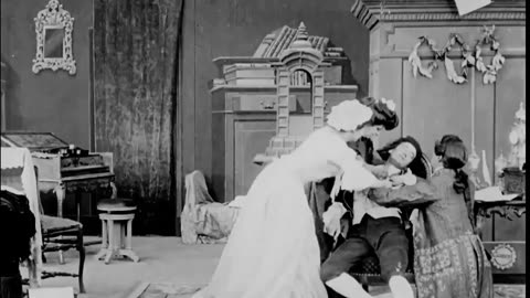 LA MORT DE MOZART (Gaumont-1909) "Mozart's Last Requiem" NEW English subtitles.