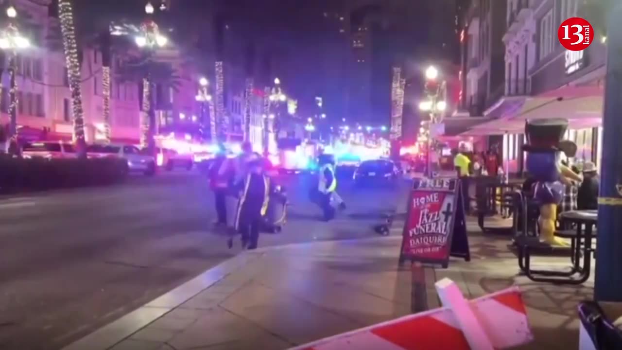 Vehicle rams New Year's revelers in New Orleans, killing 10; Mayor calls it a terrorist attack