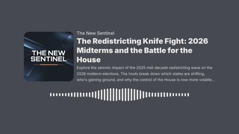 The Redistricting Knife Fight: 2026 Midterms and the Battle for the House