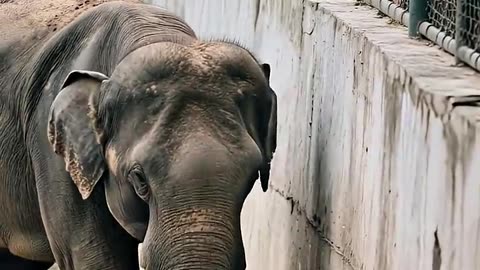 Hero elephant rescues child