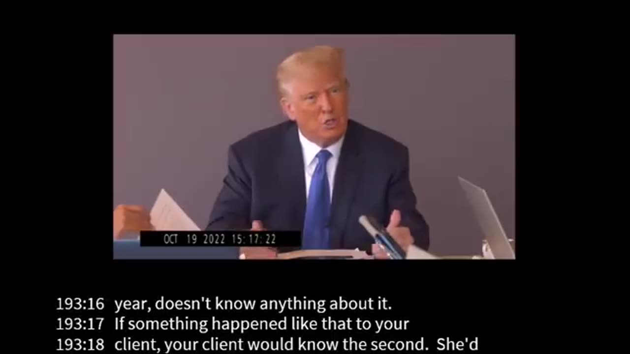 Donald Trump's video deposition in rape lawsuit made public