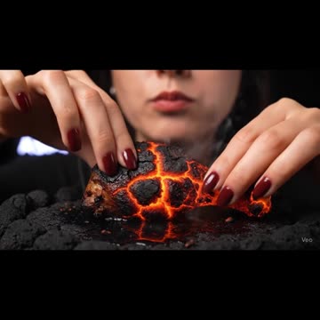 Chicken Drumstick Made Of Lava!