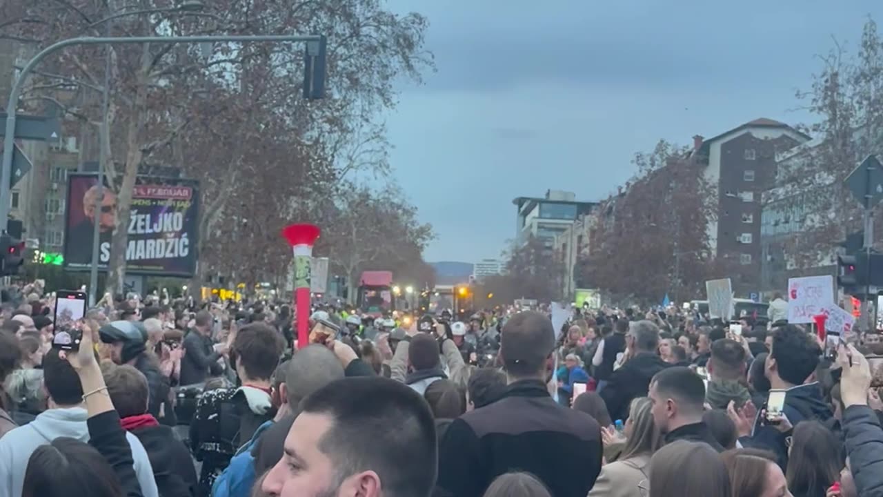 Massive protest in Novi Sad