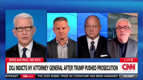 Anderson Cooper just torched Letitia James for her selective prosecution of Donald Trump