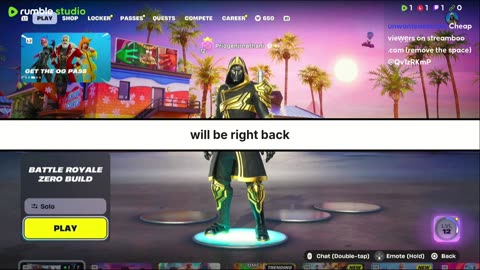 Another Fortnite and pr mode soon for today and much more