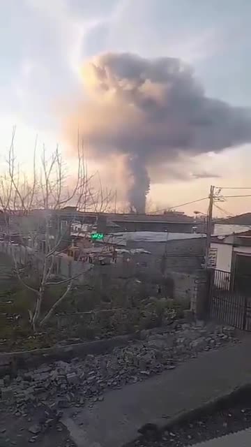 Huge explosion in north of Iran in Amol