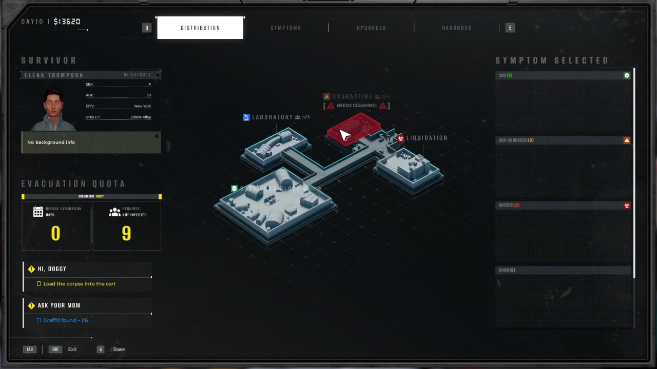 Quarantine Zone: The Last Check time to stop bone hands