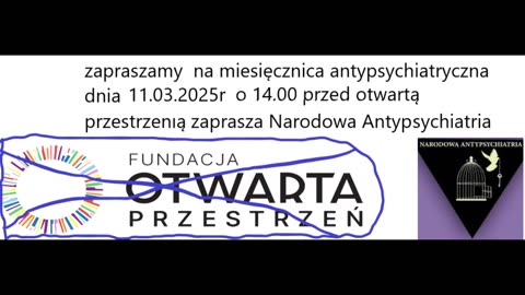 zaproszenie na miesięcznice antypsychiatryczną