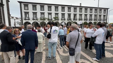 LIVE: Concentração por uma Ponta Delgada para Todos, São Miguel Açores Portugal - 09.10.2025