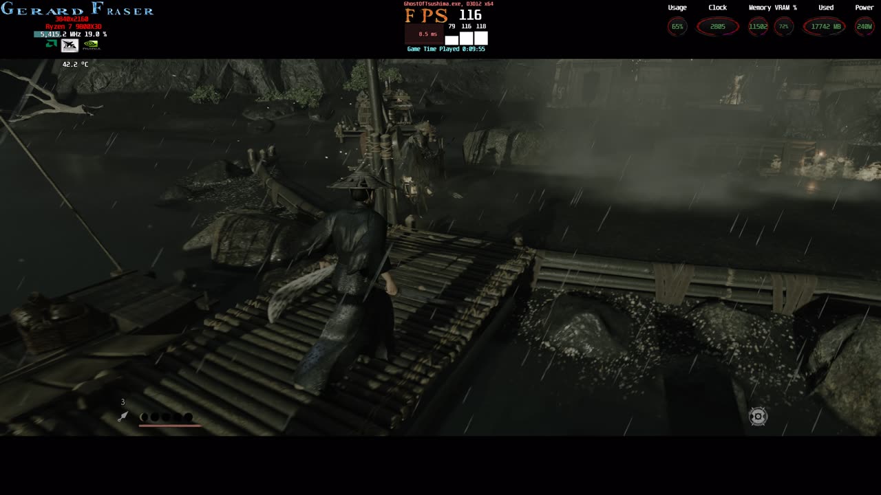 Ghost of Tsushima Directors Cut 4K HDR Gameplay PC Sony Bravia 9 Rtx 4090 AMD 9800x3d
