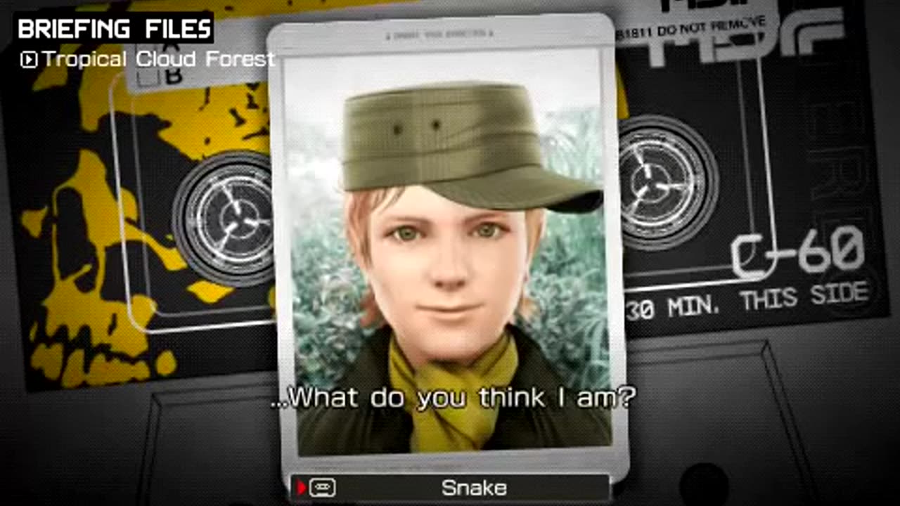 Metal Gear Solid - Peace Walker - Chico's Briefing Files