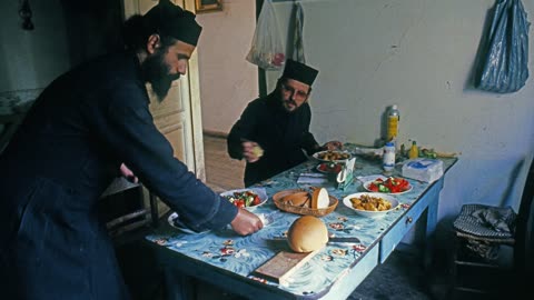 Mount Athos, Chanting of the Monks Άγιον Όρος, Ψαλμωδία των Μοναχών Афон, пение монахов