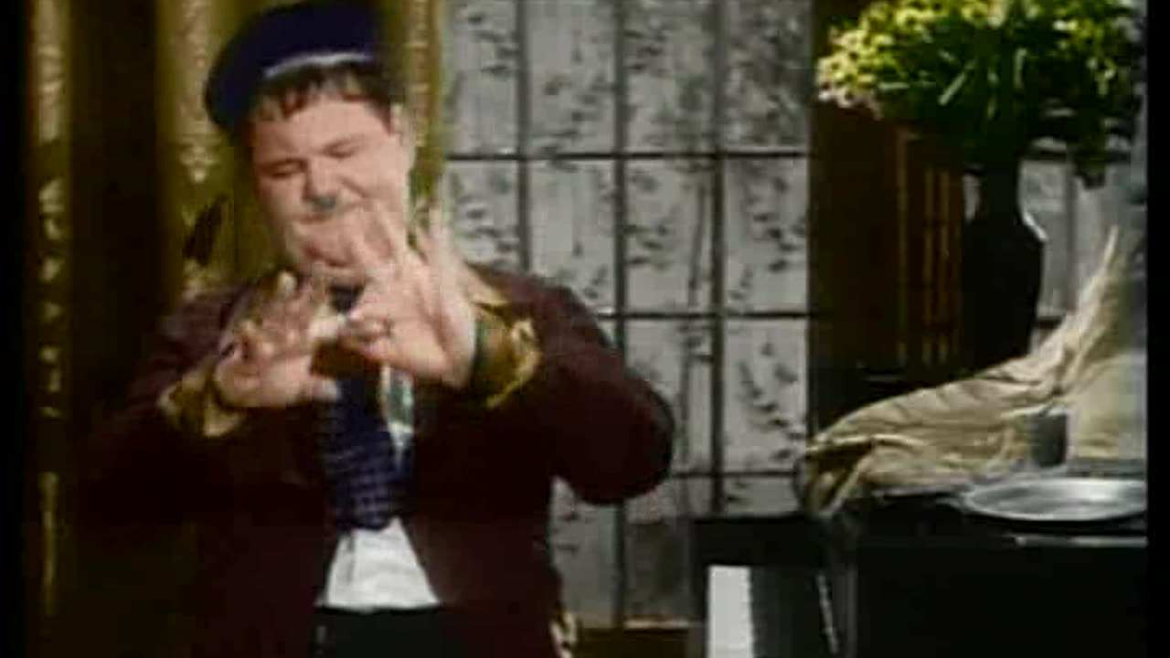 laurel and hardy spying man