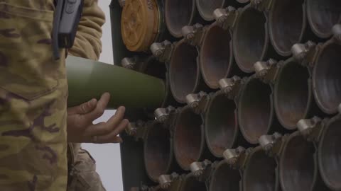 Ukrainian Artillery Corps Receive 1st Modernized BM-21 Grad Launchers