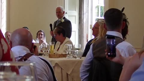 Malcolm's wedding speech as Father of the Bride 2019