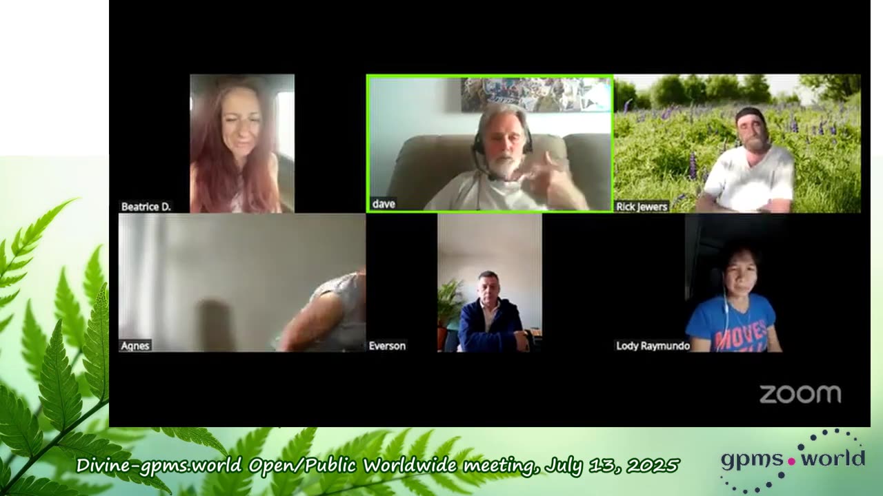 Divine-gpms.world Open_Public Worldwide meeting, July 13, 2025