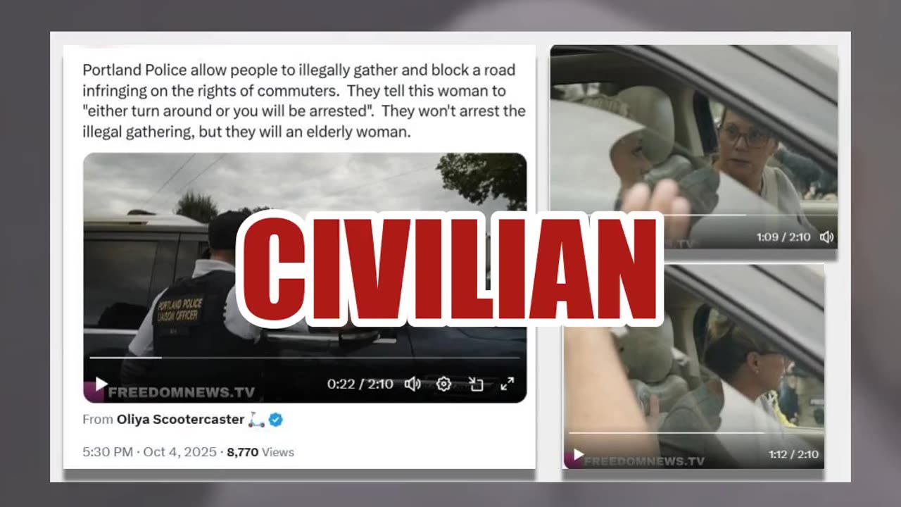 Fact Check: Video Does NOT Show Portland Cop Threatening ICE Agent With Arrest -- It's A Civilian