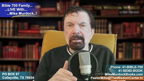 Mon Oct. 13th - Bible 700 Family LIVE With Mike Murdock..!!!
