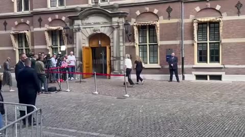 Inloop demissionaire Ministerraad bij Algemene Zaken in Den Haag vrijdag 25 augustus 2023