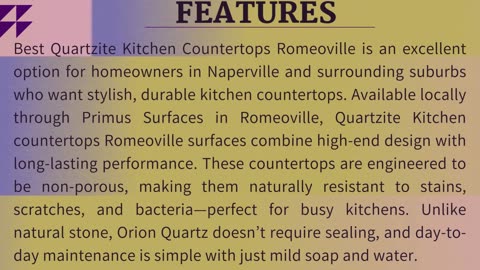 Shop Now Quartzite Kitchen Countertops Romeoville