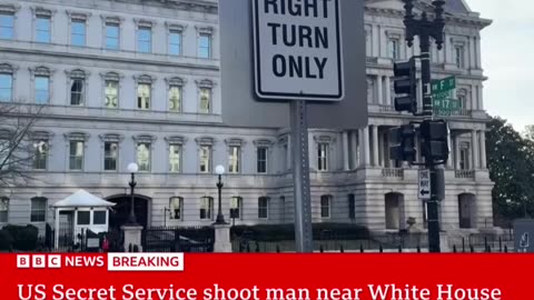 US Secret Service Shoots Armed Man Near White House | Late-Night Incident in Washington DC