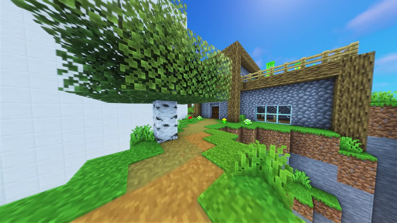 014_Minecraft Parkour Gameplay No Copyright 4K (1 HOUR)