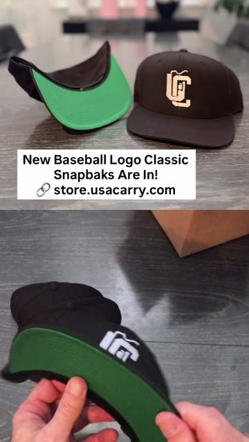 New USA Carry Baseball Logo Snapbacks are in!