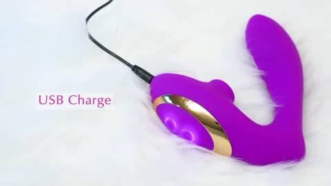 Mary 10 Speeds Clitoral Sucking Vibrator - Purple 144998 