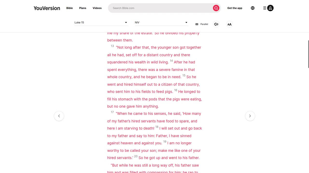 Luke 15 parable of the lost son