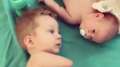 Big Brother Love 💕 | Sweetest Bond Ever 👶❤️👦 #BrotherLove 👦❤️👶 #SiblingGoals 💕 #CuteMoments 🥰