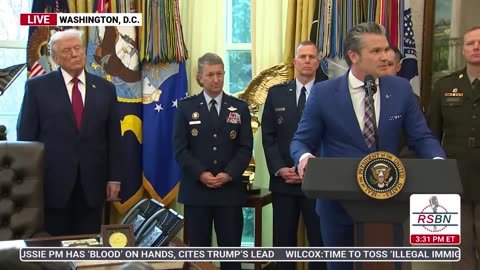 FULL: President Trump Participates in a Mexican Border Defense Medal Presentation - 12/15/25