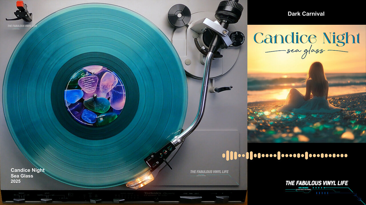 Candice Night ) Sea Glass ) 2025 (Coke Bottle Green Vinyl Artist-Signed Ear Music Germany)