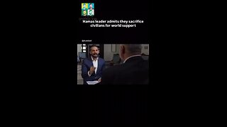 Hamas leader refuses to take Any responsibility for the deaths in Gaza. The sacrifice is acceptable!