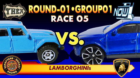 LAMBORGHINI Racing | Race 05 —Group 01 Round 01 | Then vs Now 3 | Hot Wheels Diecast Racing