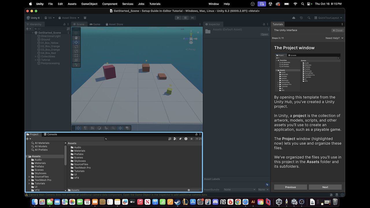 Learning how to use unity