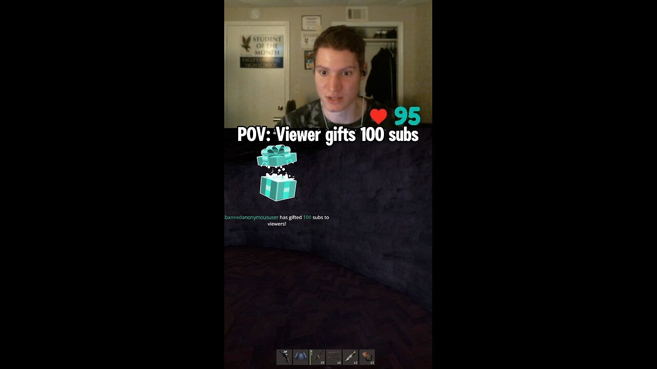 Pov viewer gifts 100 subs