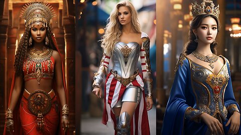 Countries as Beautiful Women 04 AI Generated #shorts #beautifulwomen #aiart #countries #popmusic