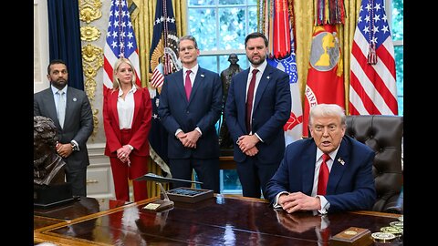 President Trump Signs Major Executive Orders in the Oval Office”