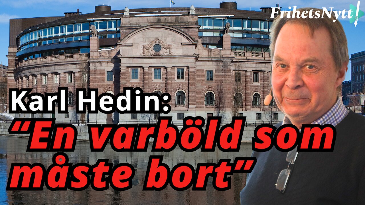 Karl Hedin till attack i riksdagen - "Kriminella poliser & åklagare"