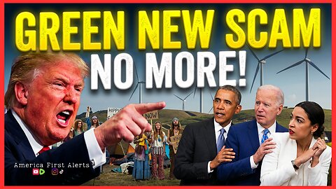 Trump Press Conference: NUKES Obama's $1.3 TRILLION Green Scam