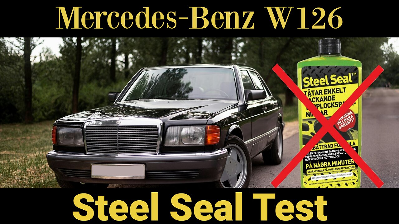 Steal Seal test on Mercedes Benz W126 ❌ It works or it is a fail? How is the guarantee? comercialstq