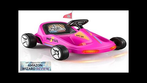 SAT ONE Electric Go Kart 12V Ride on Car Quick Assembly Flashing Review