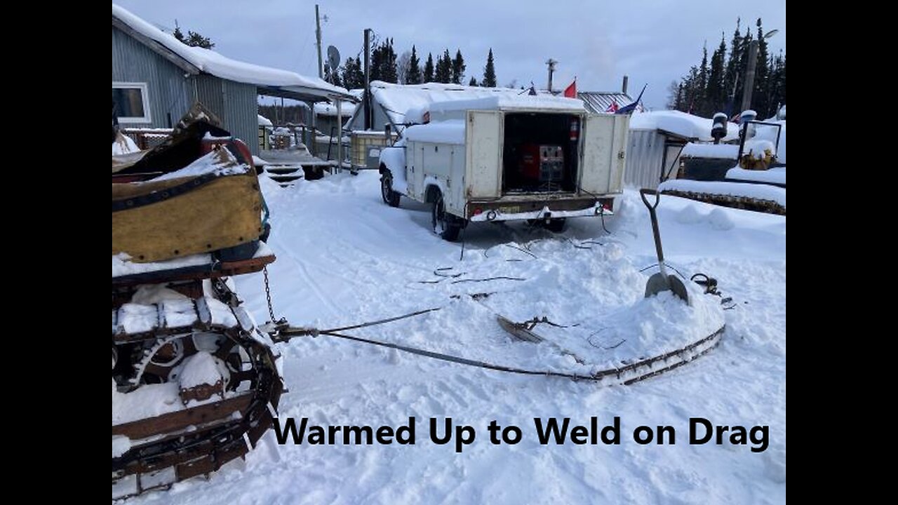 1938 GMC Service Truck Welding on the Dog Trail Chain Snow Drag Jan 24 2025