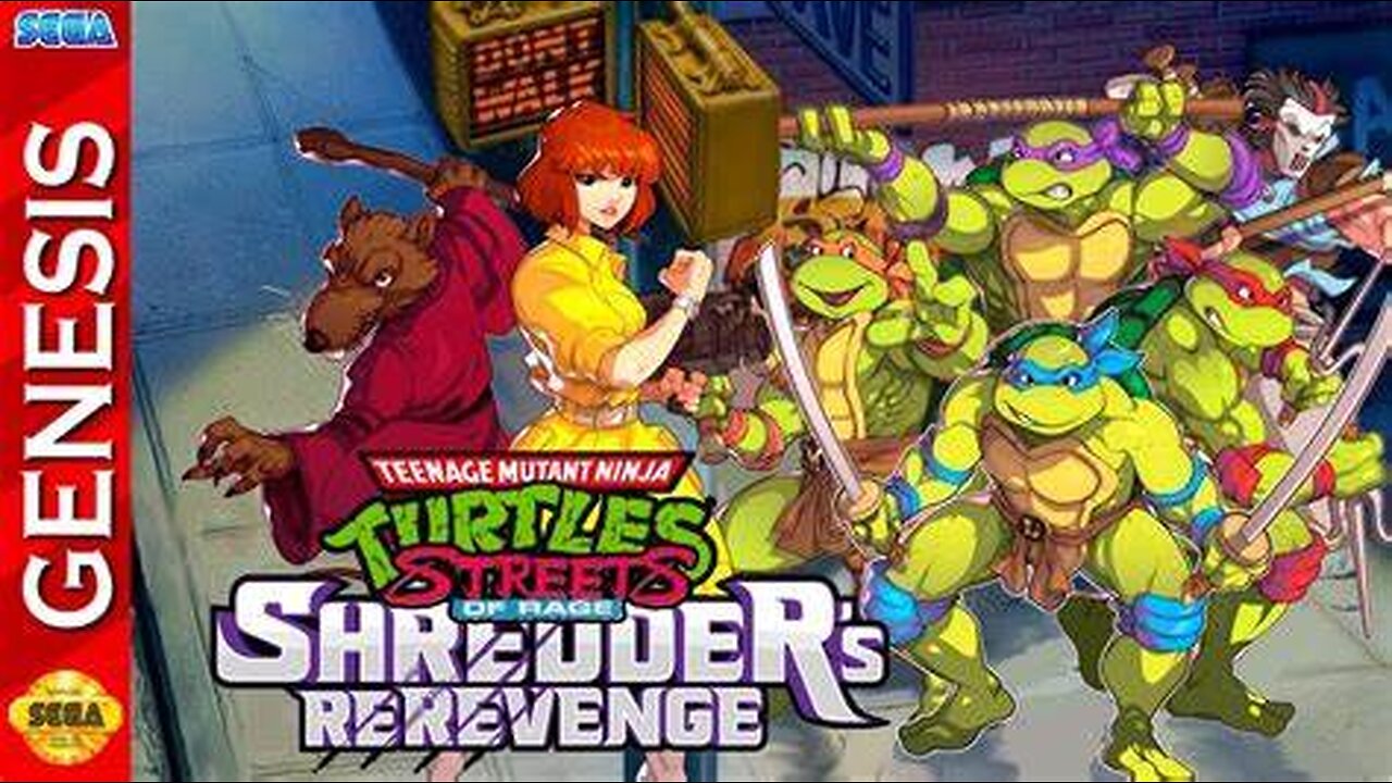 RMG Rebooted EP 821 TMNT Shredders Re Revenge Genesis Game Review
