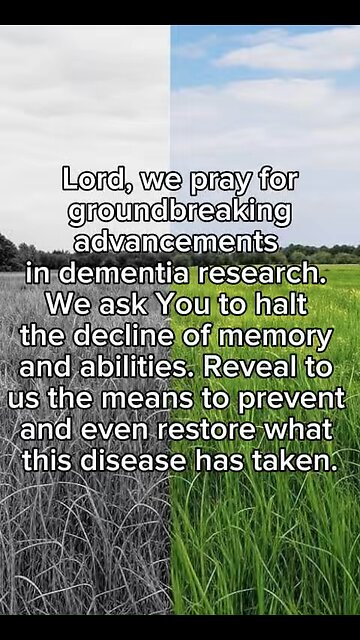 Dementia prayer